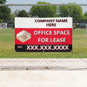 Customize Retail Space For Lease Company Logo Buil 横断幕 (インサイチュ)