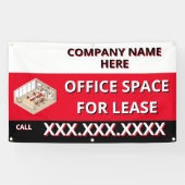 Customize Retail Space For Lease Company Logo Buil 横断幕 (横)