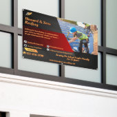 Customize Roofing Service Business Detailed 横断幕 (ビルの外側)