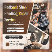 Customize Shoe Handbag Repair Shop Promotional ウィンドウサイン (シート2)