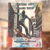 Customize Skateboard Shop Graphic Art Front ウィンドウサイン (シート2)