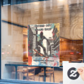 Customize Skateboard Shop Graphic Art Front  ウィンドウサイン (カフェ窓)