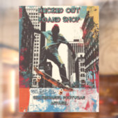 Customize Skateboard Shop Graphic Art Front  ウィンドウサイン (シート2)