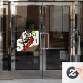 Customize Skateboard Shop Promotional Front ウィンドウサイン (オフィスドア)