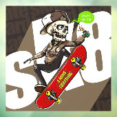Customize Skateboard Shop Promotional Front ウィンドウサイン (シート3)