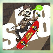 Customize Skateboard Shop Promotional Front ウィンドウサイン (シート3)