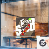 Customize Skateboard Shop Promotional Front ウィンドウサイン (カフェ窓)