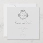 Customize the names, initials and phrase Love カード (正面)