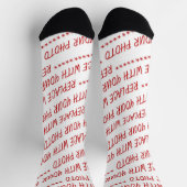 Customize This! Add Your Art or Photograph ソックス (上部)