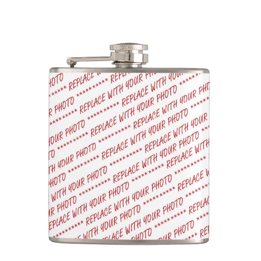 Customize This! Add Your Art or Photograph フラスク (正面)
