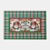 Customize This Cute Christmas Doormats with Gnomes ドアマット (正面)