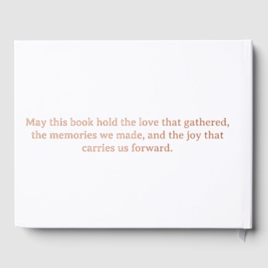 Customize Three Color  ゲストブック (裏面)