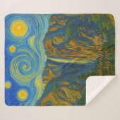 Customize van Gogh Yosemite Valley Family Vacation シェルパブランケット (正面(横))
