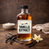 Customize Vanilla Extract label VE103sq スクエアシール