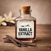 Customize Vanilla Extract label VE103sq スクエアシール