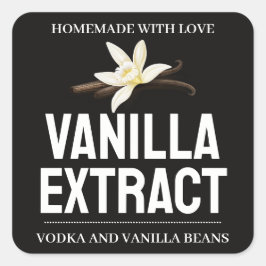 Customize Vanilla Extract label ZVEG_101_01sq スクエアシール