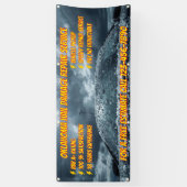 Customize Vehicle Hail Damage Repair Business 横断幕 (縦)