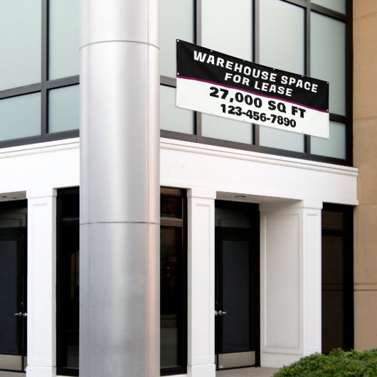 Customize Warehouse Space For Lease Business 横断幕 (ビルの外側)