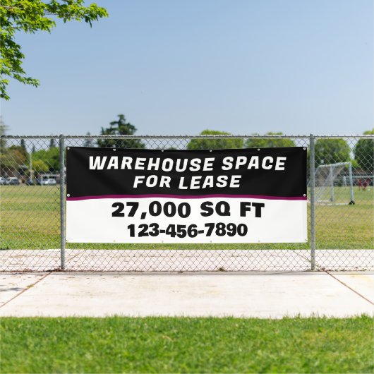 Customize Warehouse Space For Lease Business 横断幕 (インサイチュ)