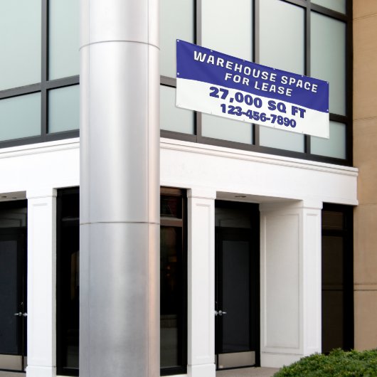 Customize Warehouse Space For Lease Business 横断幕 (ビルの外側)