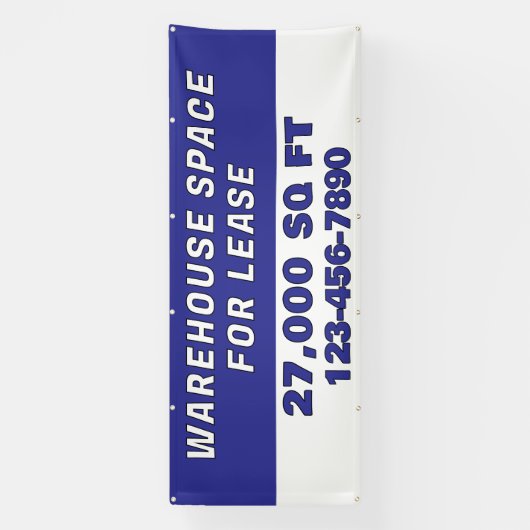 Customize Warehouse Space For Lease Business 横断幕 (縦)