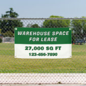 Customize Warehouse Space For Lease Business 横断幕 (インサイチュ)