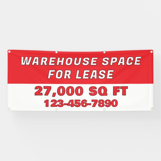 Customize Warehouse Space For Lease Business 横断幕 (横)