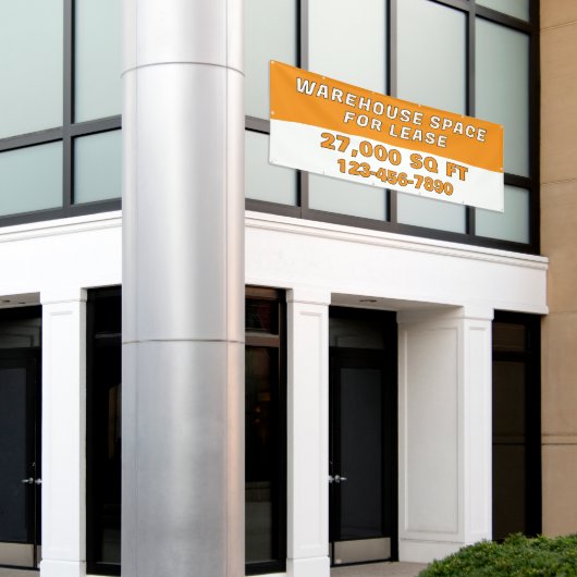 Customize Warehouse Space For Lease Business 横断幕 (ビルの外側)