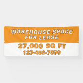 Customize Warehouse Space For Lease Business 横断幕 (横)