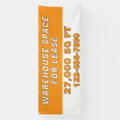 Customize Warehouse Space For Lease Business 横断幕 (縦)