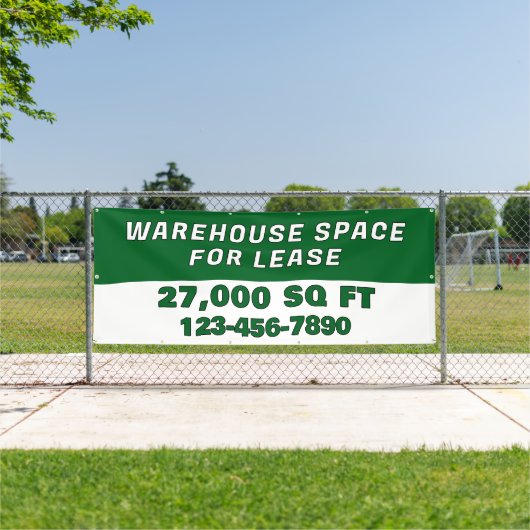 Customize Warehouse Space For Lease Business 横断幕 (インサイチュ)