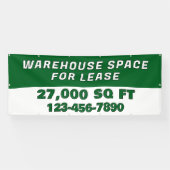 Customize Warehouse Space For Lease Business 横断幕 (横)