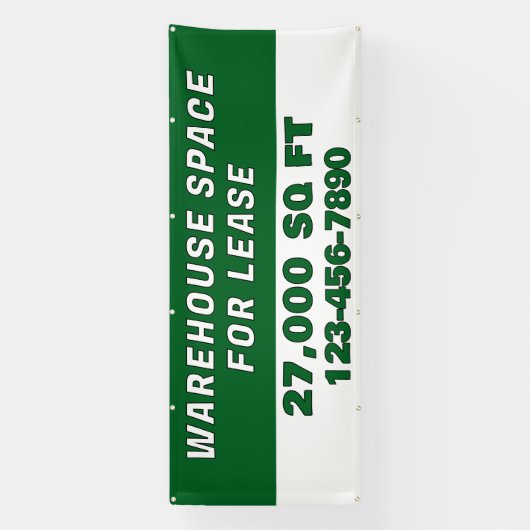 Customize Warehouse Space For Lease Business 横断幕 (縦)