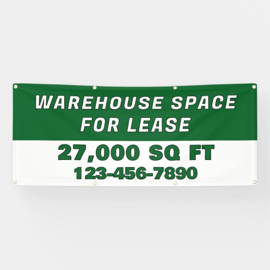 Customize Warehouse Space For Lease Business 横断幕 (横)