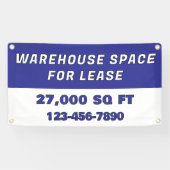 Customize Warehouse Space For Lease Business 横断幕 (横)