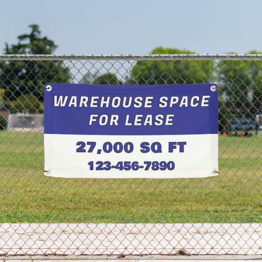 Customize Warehouse Space For Lease Business 横断幕 (インサイチュ)