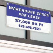 Customize Warehouse Space For Lease Business 横断幕 (ビルの外側)
