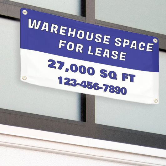 Customize Warehouse Space For Lease Business 横断幕 (ビルの外側)
