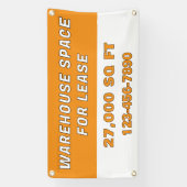 Customize Warehouse Space For Lease Business 横断幕 (縦)