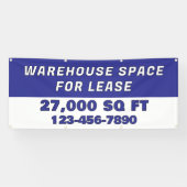 Customize Warehouse Space For Lease Business 横断幕 (横)