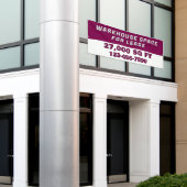 Customize Warehouse Space For Lease Business 横断幕 (ビルの外側)