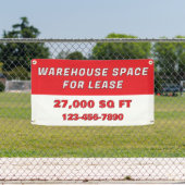 Customize Warehouse Space For Lease Business 横断幕 (インサイチュ)