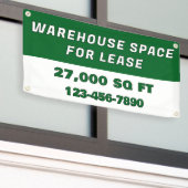 Customize Warehouse Space For Lease Business 横断幕 (ビルの外側)