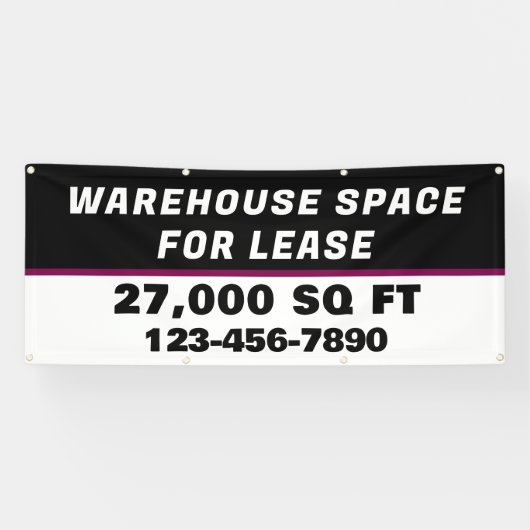 Customize Warehouse Space For Lease Business 横断幕 (横)