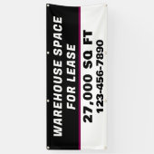 Customize Warehouse Space For Lease Business 横断幕 (縦)