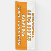 Customize Warehouse Space For Lease Business 横断幕 (縦)