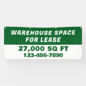 Customize Warehouse Space For Lease Business 横断幕 (横)