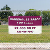 Customize Warehouse Space For Lease Business 横断幕 (インサイチュ)