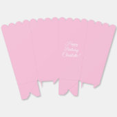 Customize with name, Happy Birthday, light pink フェイバーボックス (見開き)