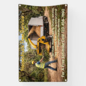 Customize Wood Chipping Business Down South Fence 横断幕 (縦)